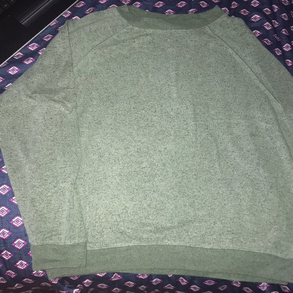 Oversized Army Green Sweater